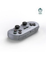 8BitDo SN30 Pro Bluetooth Controller, Hall Effect Joystick Update, Compatible with Switch, Pc, macOS, Android, Steam Deck & Raspberry Pi (Gray)