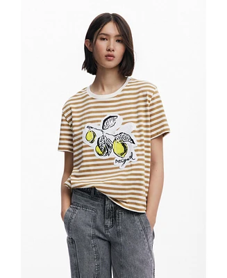 Desigual Women's Striped print T-shirt