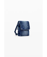 Desigual Women's Medium denim phone holder