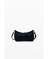 Desigual Women's Small embroidered faux leather bag