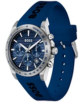 Hugo Boss Men's Strike Quartz Chronograph Silicone Watch