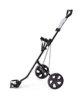 Folding 2 Wheels Push Pull Golf Cart Trolley with Scoreboard