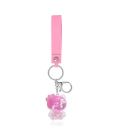 Hello Kitty Liquid Keychain with Wrist Strap - Travel Gifts