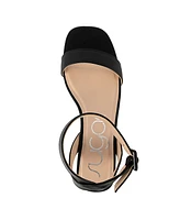 Sugar Women's Umpire Ankle Strap Block Heel Sandals