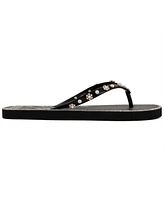 Juicy Couture Women's Sanba Embellished Flip Flops