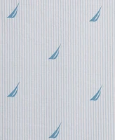 Nautica Printed 200-Thread Count Cotton Percale 3-Pc. Sheet Set, Twin