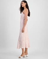 And Now This Women's Shirred Midi Slipdress, Exclusively at Macy's
