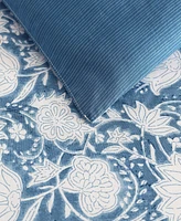 Nautica Bayport Floral Cotton Reversible -Pc. Comforter Set