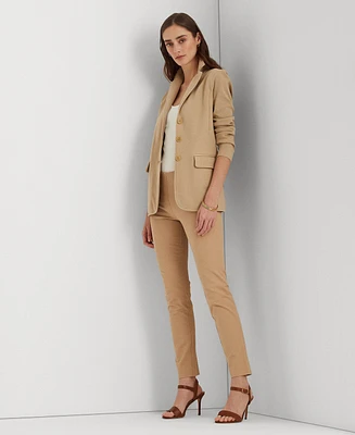 Lauren Ralph Twill Cropped Skinny Pant