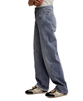 Free People Women's Aster Seamed Straight-Leg Jeans