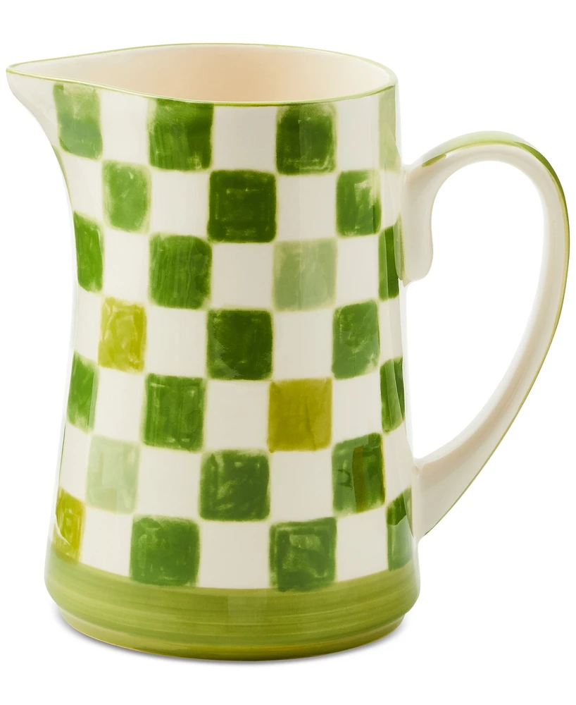 MacKenzie-Childs Check Pitcher