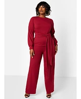 Rebdolls Women's No Exceptions Cotton Wide Leg Pants