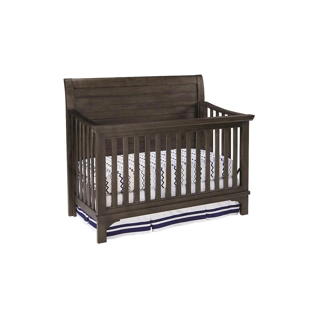 Westwood Design Taylor Farmhouse Wood Convertible Crib in River Rock Brown