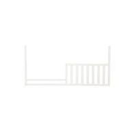 Westwood Design Emery Modern Wood 2301 Toddler Rail in White Finish