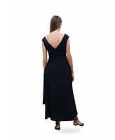 Nocturne Women's Tie Detail Midi Dress