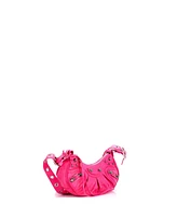 Pre-Owned Balenciaga Xs Le Cagole Giant Studs Shoulder Bag Leather