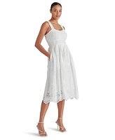 Steve Madden Women's Harmony Cordon Eyelet Dress
