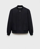Mango Men's Slim-Fit Bomber Jacket