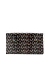 Pre-Owned Goyard Mm Monte Carlo Clutch Coated Canvas