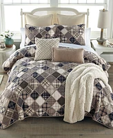 Donna Sharp Driftwood 3-Pc. Cotton Pieced Heavyweight Quilt Set