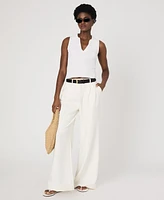 French Connection Women's Cotton Mozza V-Neck Sleeveless Sweater