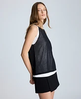 Kenneth Cole Women's Double-Layer Tank