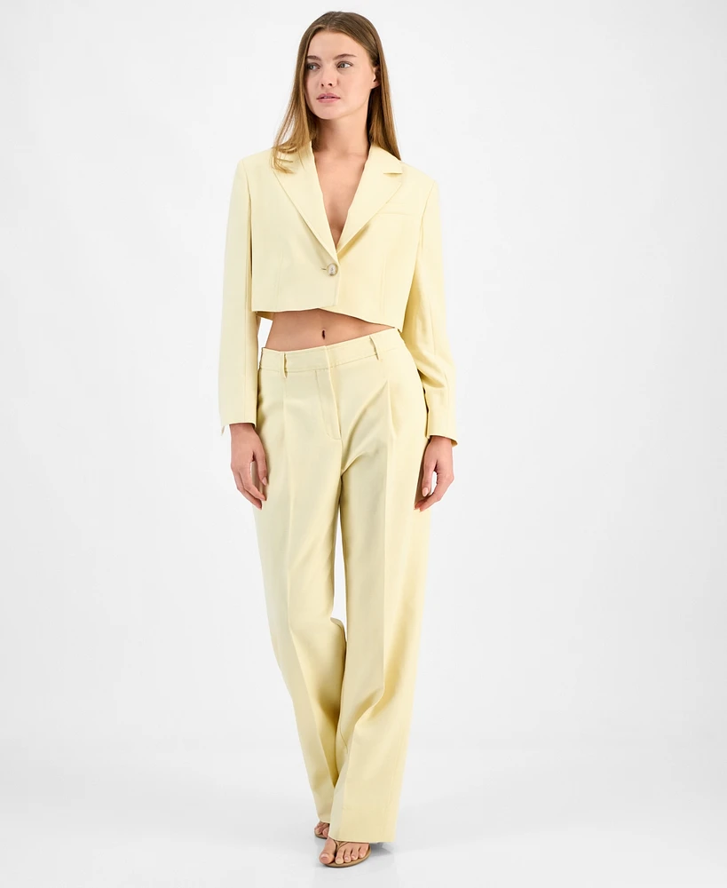 Boss Orange Women's High-Rise Wide-Leg Pants