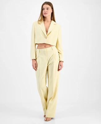 Boss Orange Women's High-Rise Wide-Leg Pants