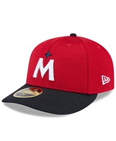 New Era Men's Red/Navy Minnesota Twins 2025 Spring Training Low Profile 59FIFTY Fitted Hat