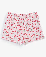 First Impressions Baby Girls Cherry Toss Printed French Terry Shorts, Exclusively at Macy's