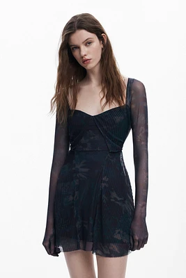 Desigual Women's Collina Strada pleated dress