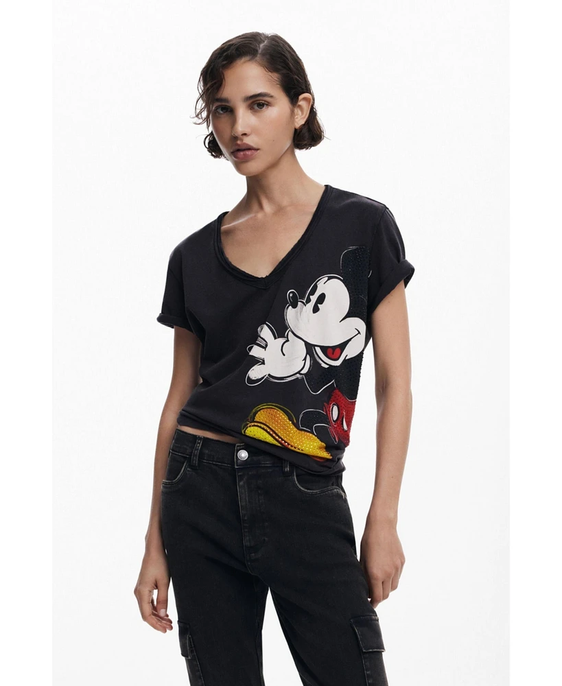 Desigual Women's Mickey Mouse T-shirt