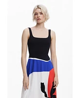 Desigual Women's Dress designed by Mr. Christian Lacroix