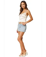 Edikted Womens Tamar Satin Effect Tank Top