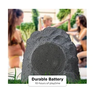 Wireless Outdoor Rechargeable Stereo Rock Speakers Pair