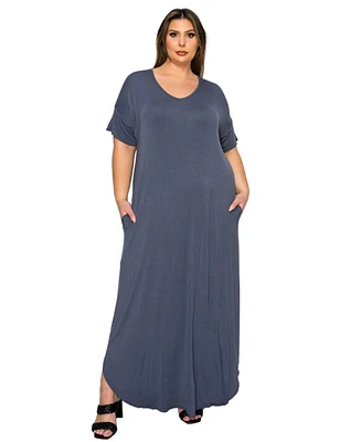 L I V D Plus Scarlett Maxi Pocket Dress