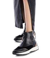 Carmela Leather Collection Women's Sneaker Booties By Xti