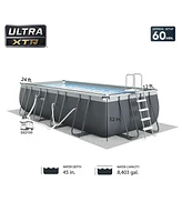 Intex 24 x 12 x 4.3 Foot Ultra Xtr Rectangular Pool, 2 Pack of Floats and Cooler