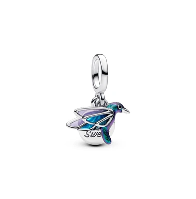 Pandora Sterling Silver Hummingbird Double Dangle Charm