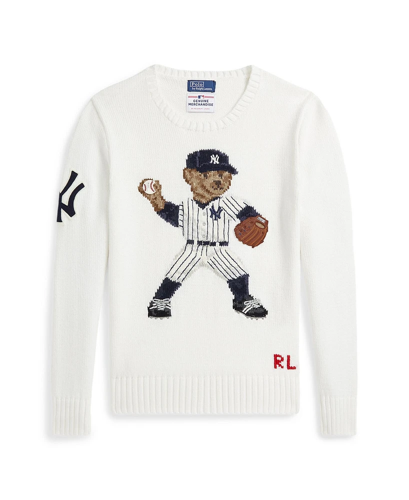 Polo Ralph Lauren Big Boys Yankees Bear Sweater