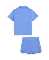 Polo Ralph Lauren Toddler and Little Boys Terry Shirt Short Set