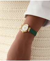 Guess Women's Analog Genuine Leather Watch