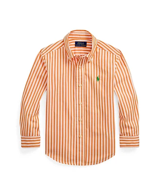 Polo Ralph Lauren Toddler and Little Boys Striped Poplin Shirt