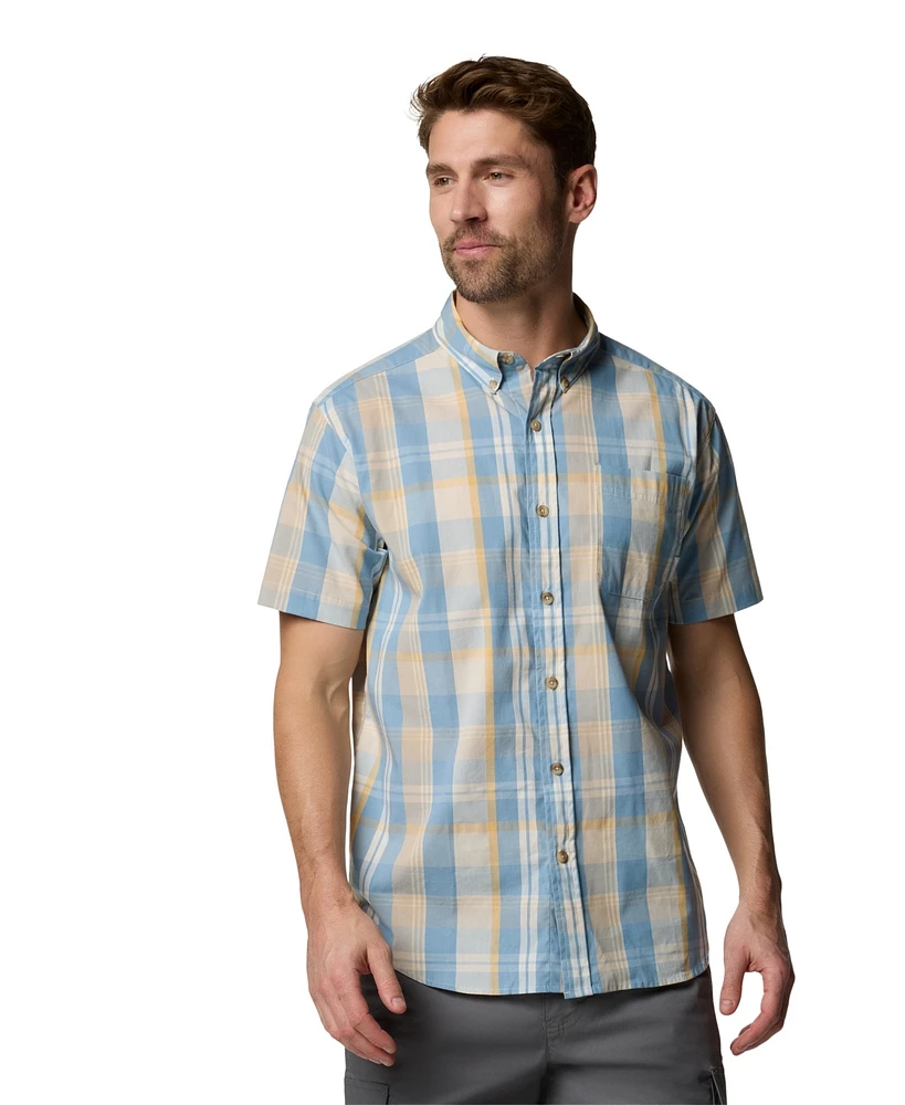 Columbia Men's Rapid Rivers Short Sleeve Plaid Shirt
