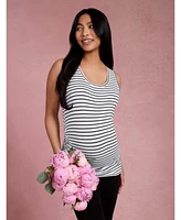 Women's Scoop Neck Side-Ruched Maternity Tank Top - Motherhood