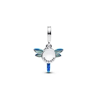 Pandora Sterling Silver Dragonfly Double Dangle Charm