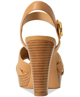 Lauren Ralph Women's Soffia Ankle-Strap Slingback Dress Sandals