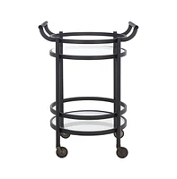 Sienna 2 Tier Round Bar Cart