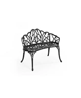 Cast aluminium bench