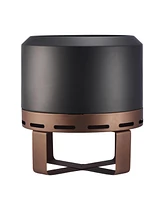24" Smokeless Fire Pit: Outdoor Bonfire with Stand